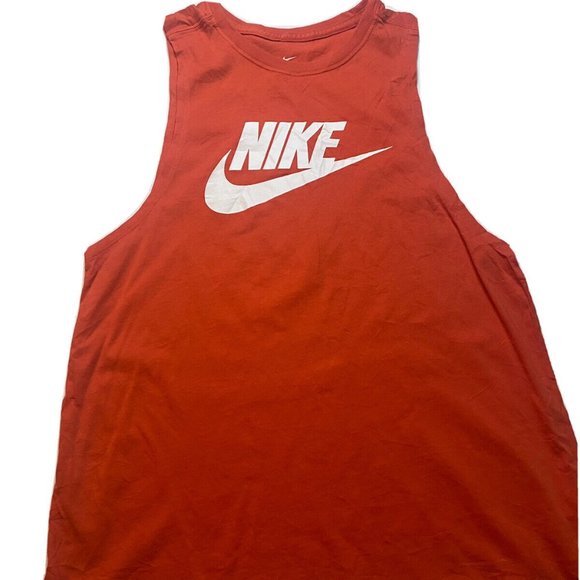 Nike Women Medium Workout Athletic Gym Tank Top LOGO - Picture 1 of 7